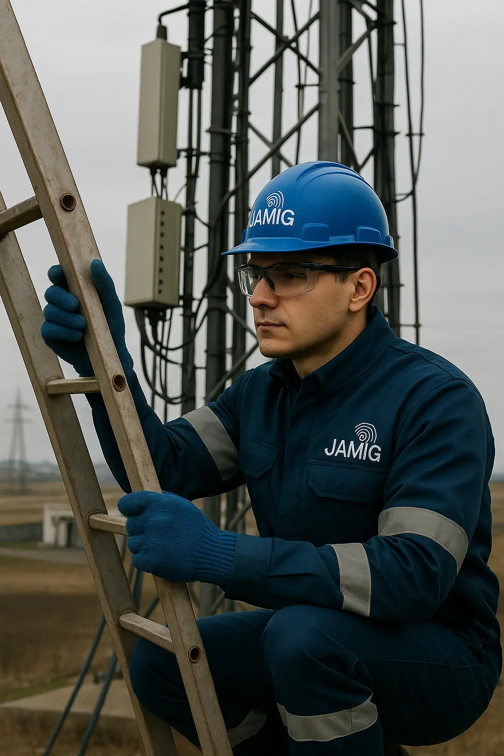 Despliegue de fibra óptica e instalaciones de JAMIG TELECOM